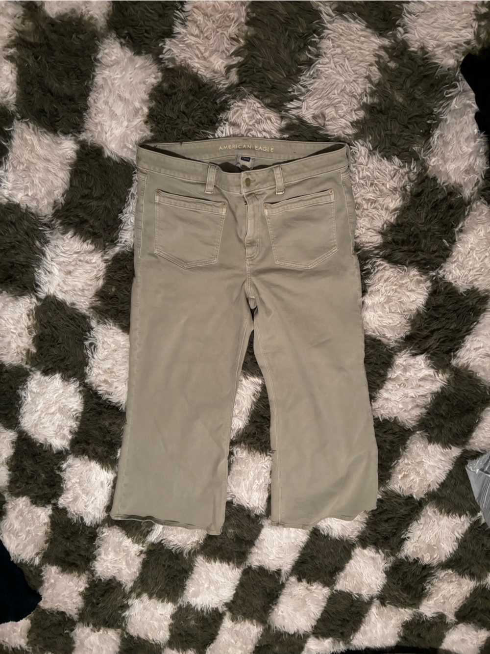 American Eagle Festival Flare -Olive